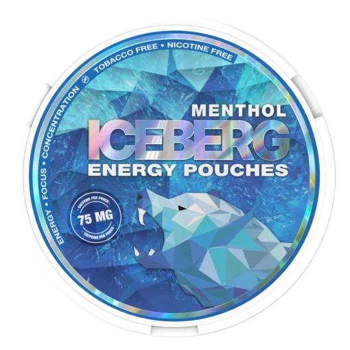 ICEBERG Menthol Energy Pouches 75mg – Nicotine Free | Dubai