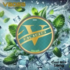 Boss Cool Mint 16mg Nicotine Pouches – Slim Snus
