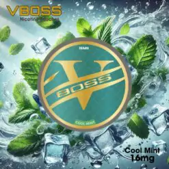 Boss Cool Mint 16mg Nicotine Pouches – Slim Snus
