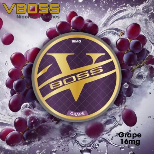Boss Grape 16mg Nicotine Pouches – Slim Snus | 20 Pouches | Dubai UAE