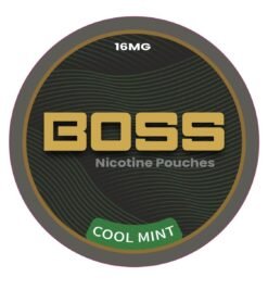 Boss Cool Mint 16mg Nicotine Pouches – Slim Snus |
