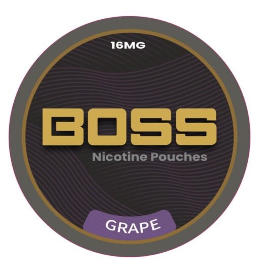 Boss Grape 16mg Nicotine Pouches – Slim Snus | 20 Pouches | Dubai UAE