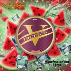 Watermelon 16mg Boss Nicotine Pouches – Slim Snus
