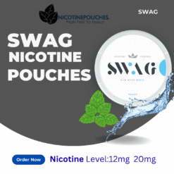 Swag Nicotine Pouches – Slim All-White Snus
