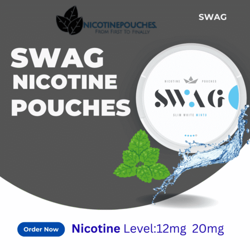 Swag Nicotine Pouches – Slim All-White Snus