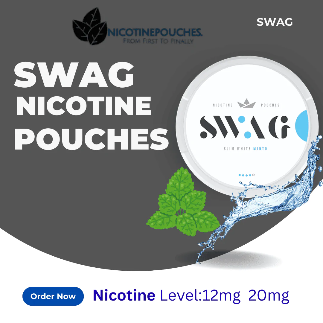 Swag Nicotine Pouches – Slim All-White Snus