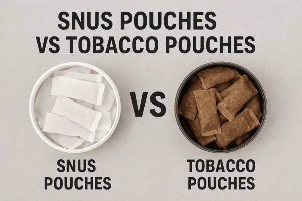 “Snus pouches vs tobacco pouches comparison UAE”